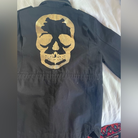 Zadig & Voltaire Denim/Utility Skull Jacket - Picture 5 of 7